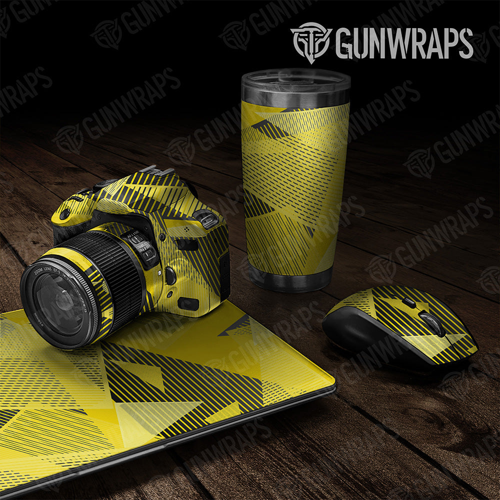 Universal Sheet Trigon Gear Skin Vinyl Wrap Trigon Elite Yellow Gear Skin Vinyl Wrap