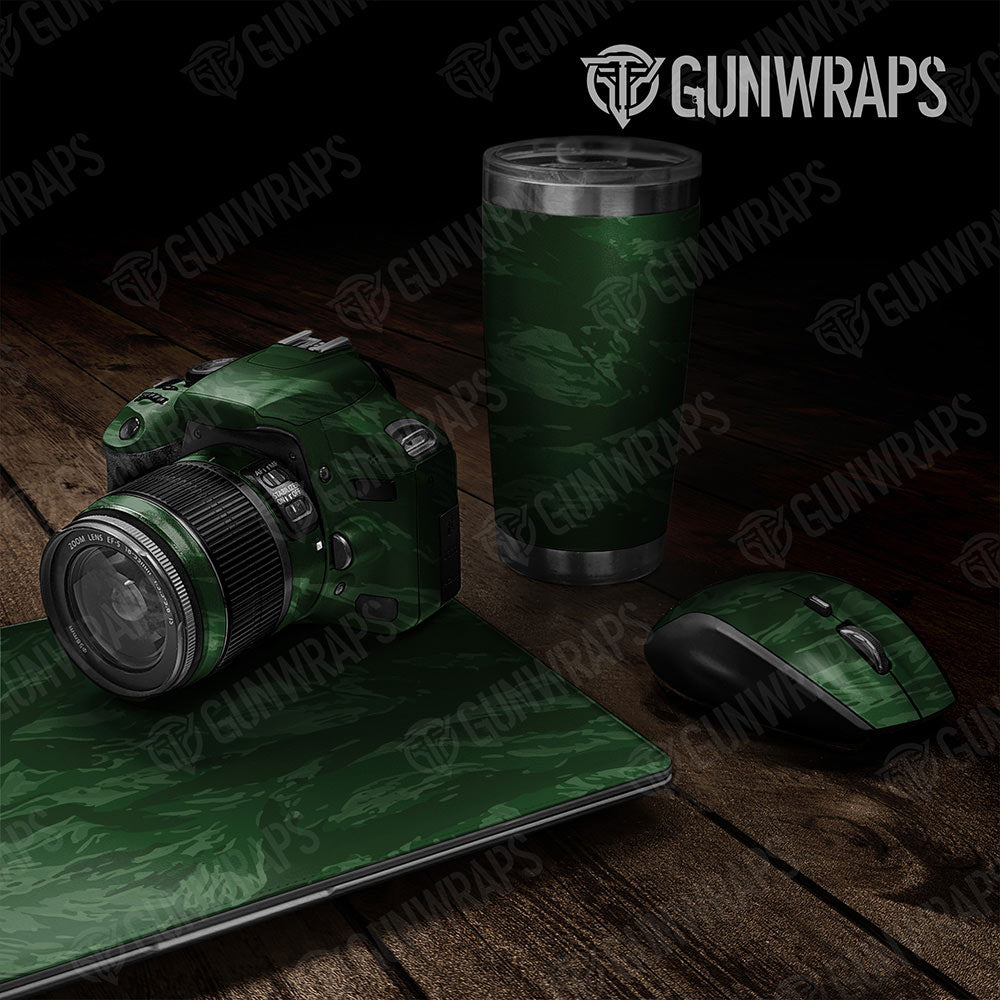 Universal Sheet Vietnam Tiger Stripe Gear Skin Vinyl Wrap Vietnam Tiger Stripe Elite Green Gear Skin Vinyl Wrap