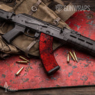 AK-47 Mag Prym1 Camo Red Gun Skin Vinyl Wrap
