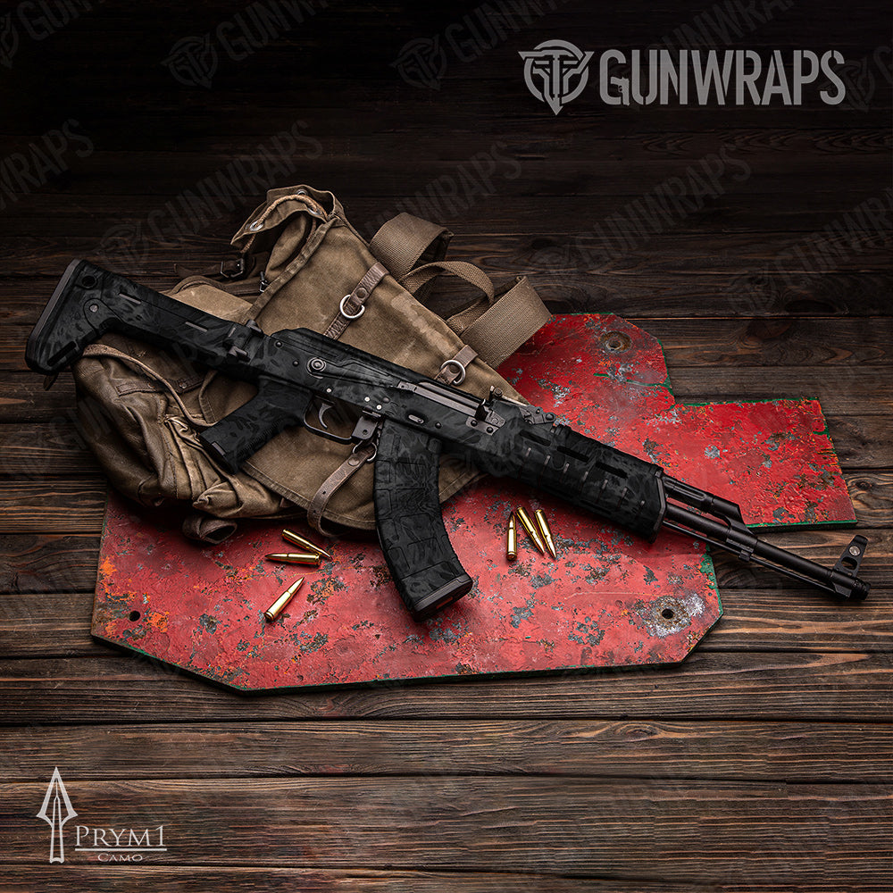 AK-47 Prym1 Camo Black Out Gun Skin Vinyl Wrap