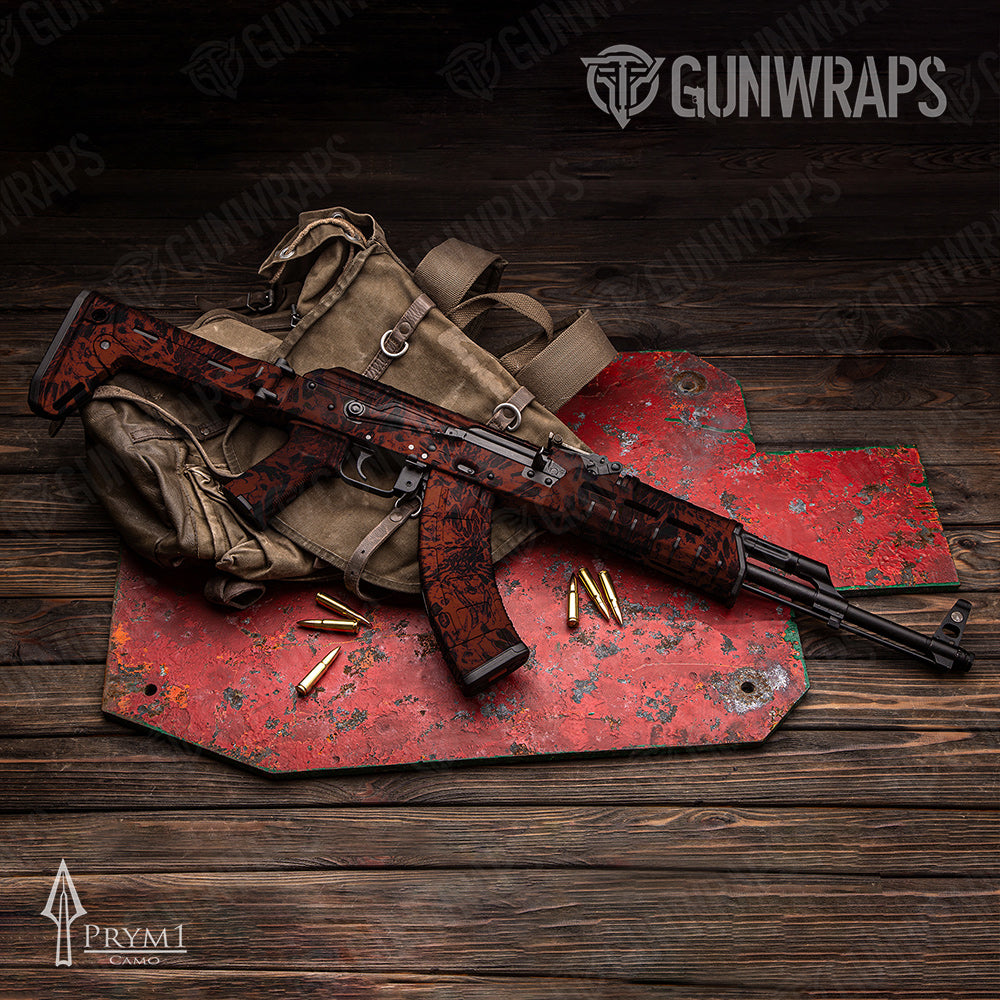 AK-47 Prym1 Camo Ember Gun Skin Vinyl Wrap