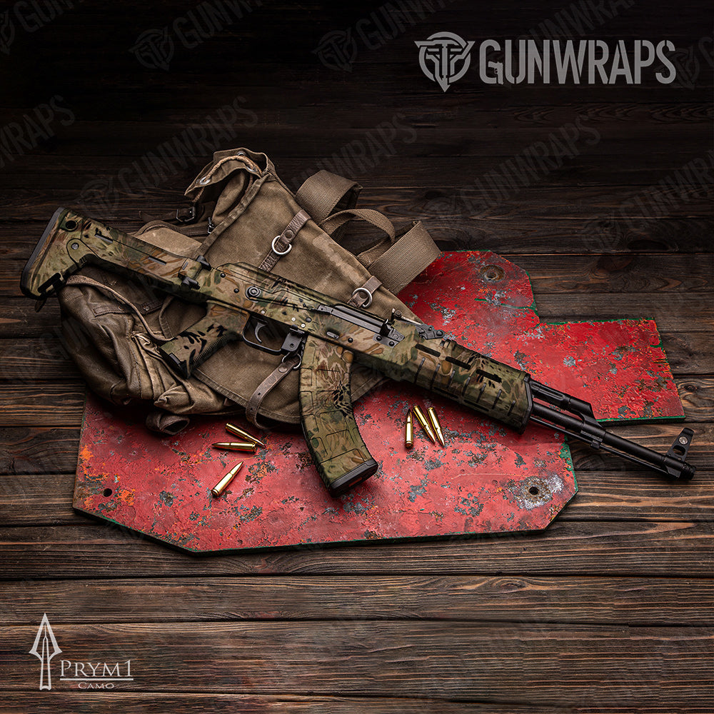 AK-47 Prym1 Camo Range Gun Skin Vinyl Wrap
