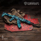AK-47 Prym1 Camo Sea Breeze Gun Skin Vinyl Wrap