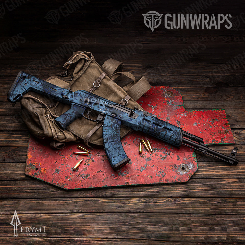 AK-47 Prym1 Camo Stone Gun Skin Vinyl Wrap