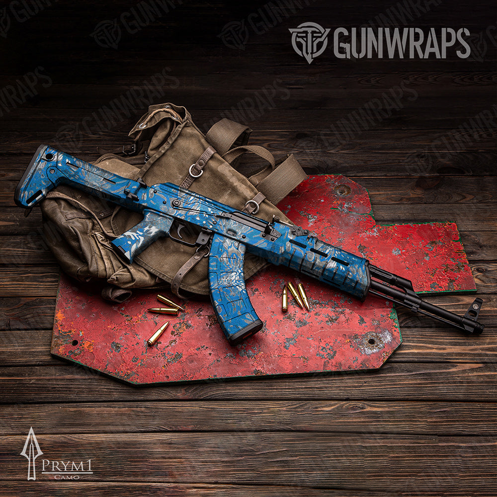 AK-47 Prym1 Camo Syrin Gun Skin Vinyl Wrap