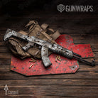 AK-47 Prym1 Camo White Out Gun Skin Vinyl Wrap