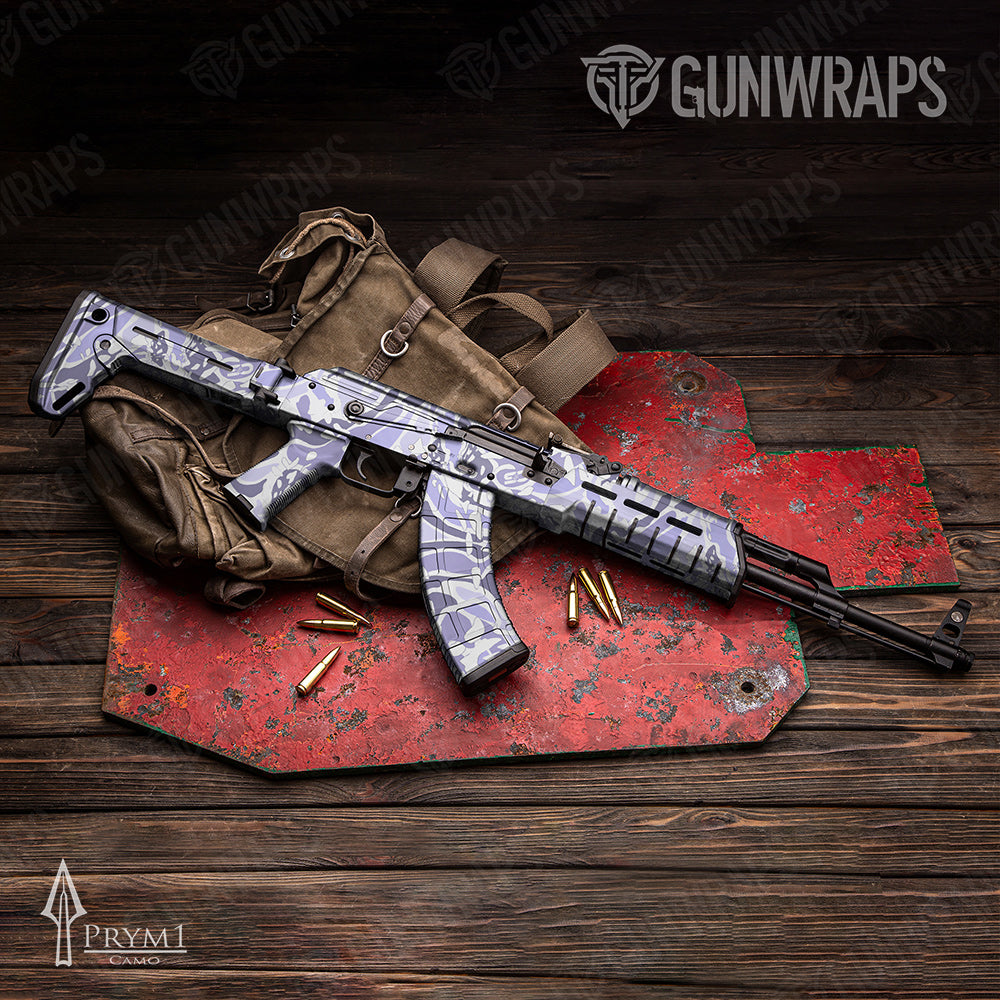 AK-47 Prym1 OS Lavendar Gun Skin Vinyl Wrap