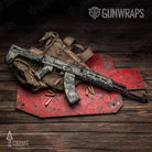 AK-47 Prym1 Stream Gray Gun Skin Vinyl Wrap