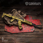 AK-47 Prym1 Stream Ocre Gun Skin Vinyl Wrap