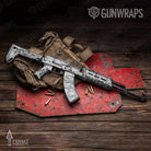 AK-47 Prym1 Stream White Gun Skin Vinyl Wrap