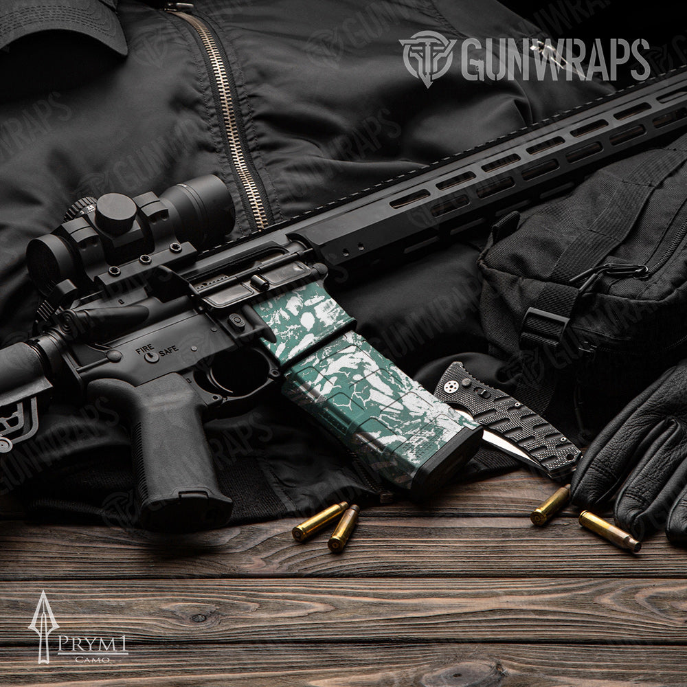 AR-15 Mag Prym1 Camo Bali Gun Skin Vinyl Wrap