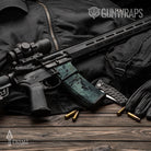 AR-15 Mag Prym1 Camo Blue Haze Gun Skin Vinyl Wrap