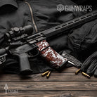 AR-15 Mag Prym1 Camo Fire and Ice Gun Skin Vinyl Wrap