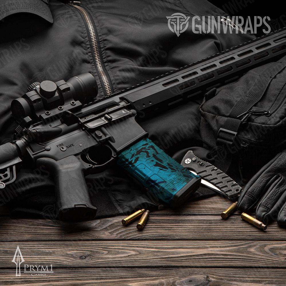 AR-15 Mag Prym1 Camo Abyss Gun Skin Vinyl Wrap