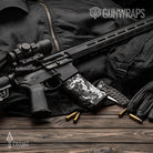 AR-15 Mag Prym1 Camo Black Ice Gun Skin Vinyl Wrap