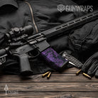 AR-15 Mag Prym1 Camo Plum Gun Skin Vinyl Wrap