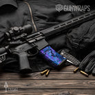 AR-15 Mag Prym1 Camo Purple Tang Gun Skin Vinyl Wrap
