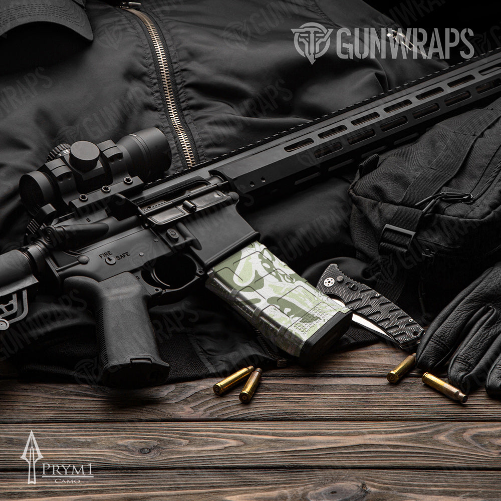 AR-15 Mag Prym1 OS Jade Gun Skin Vinyl Wrap