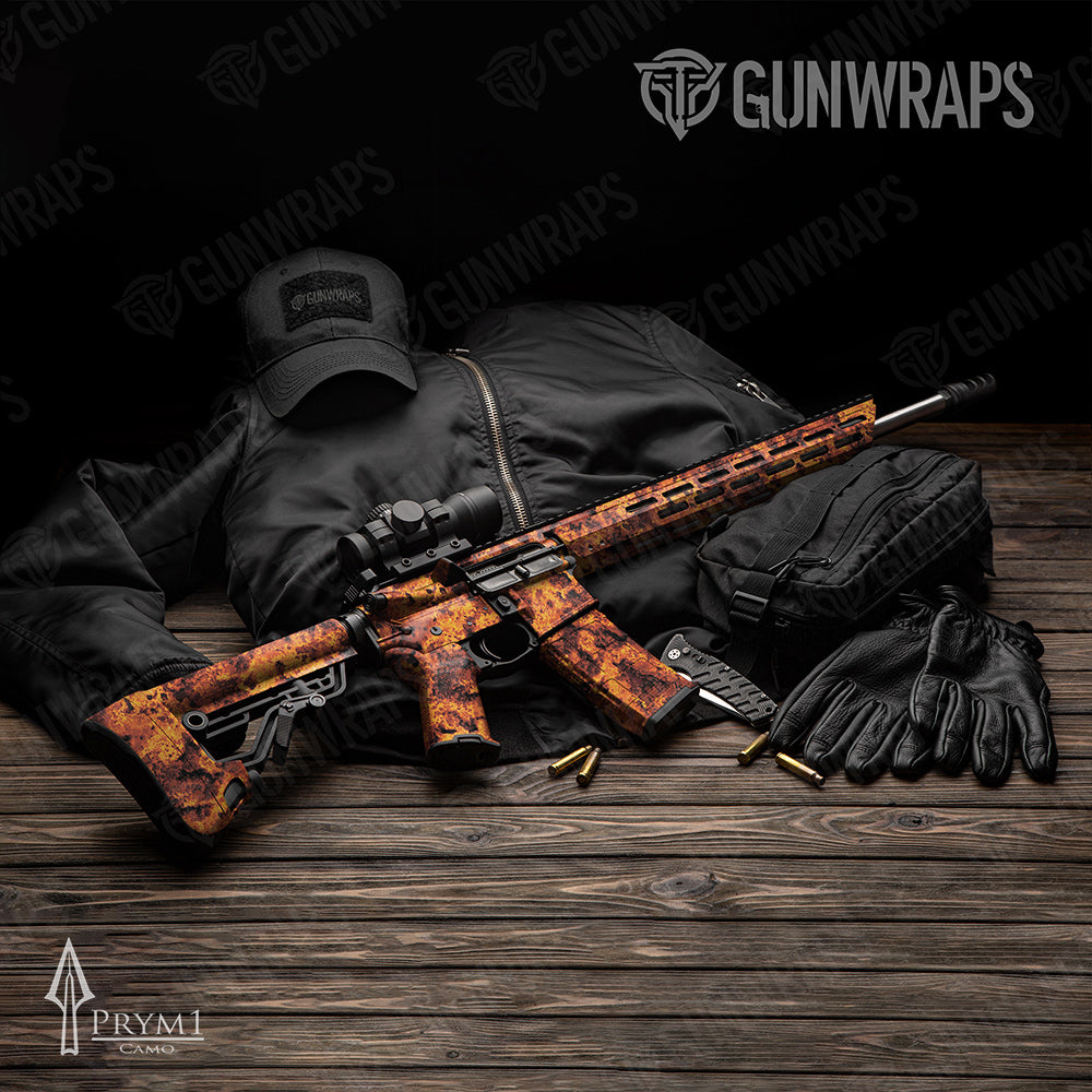 AR-15 Prym1 Boulder Inferno Gun Skin Vinyl Wrap