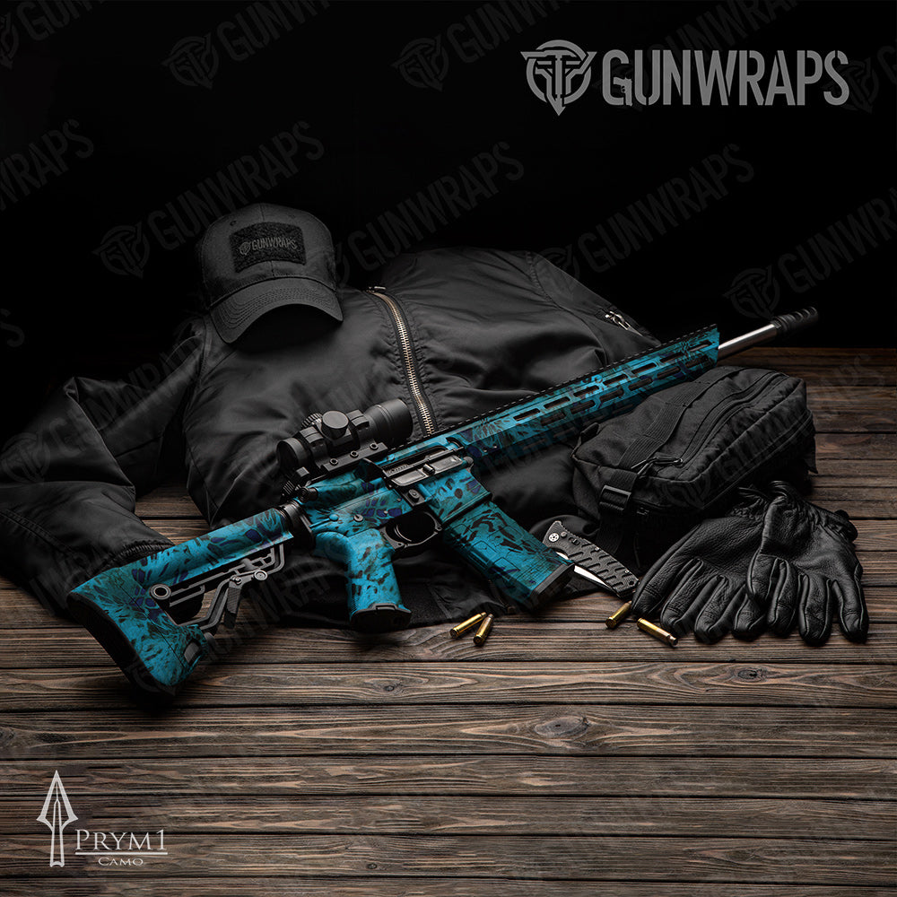 AR-15 Prym1 Camo Abyss Gun Skin Vinyl Wrap