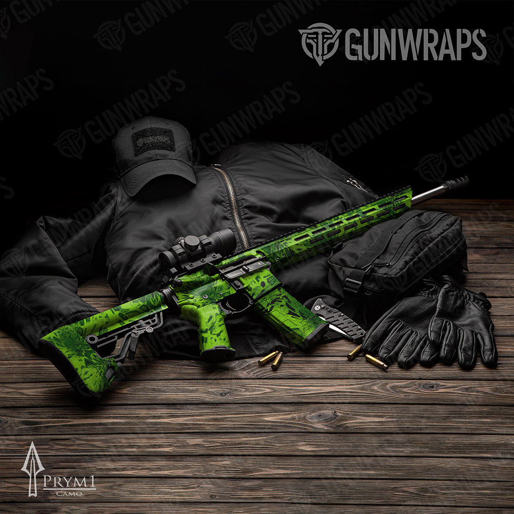 AR-15 Prym1 Camo Amped Gun Skin Vinyl Wrap