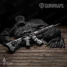 AR-15 Prym1 Camo Black Ice Gun Skin Vinyl Wrap