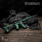 AR-15 Prym1 Camo Blue Tang Gun Skin Vinyl Wrap