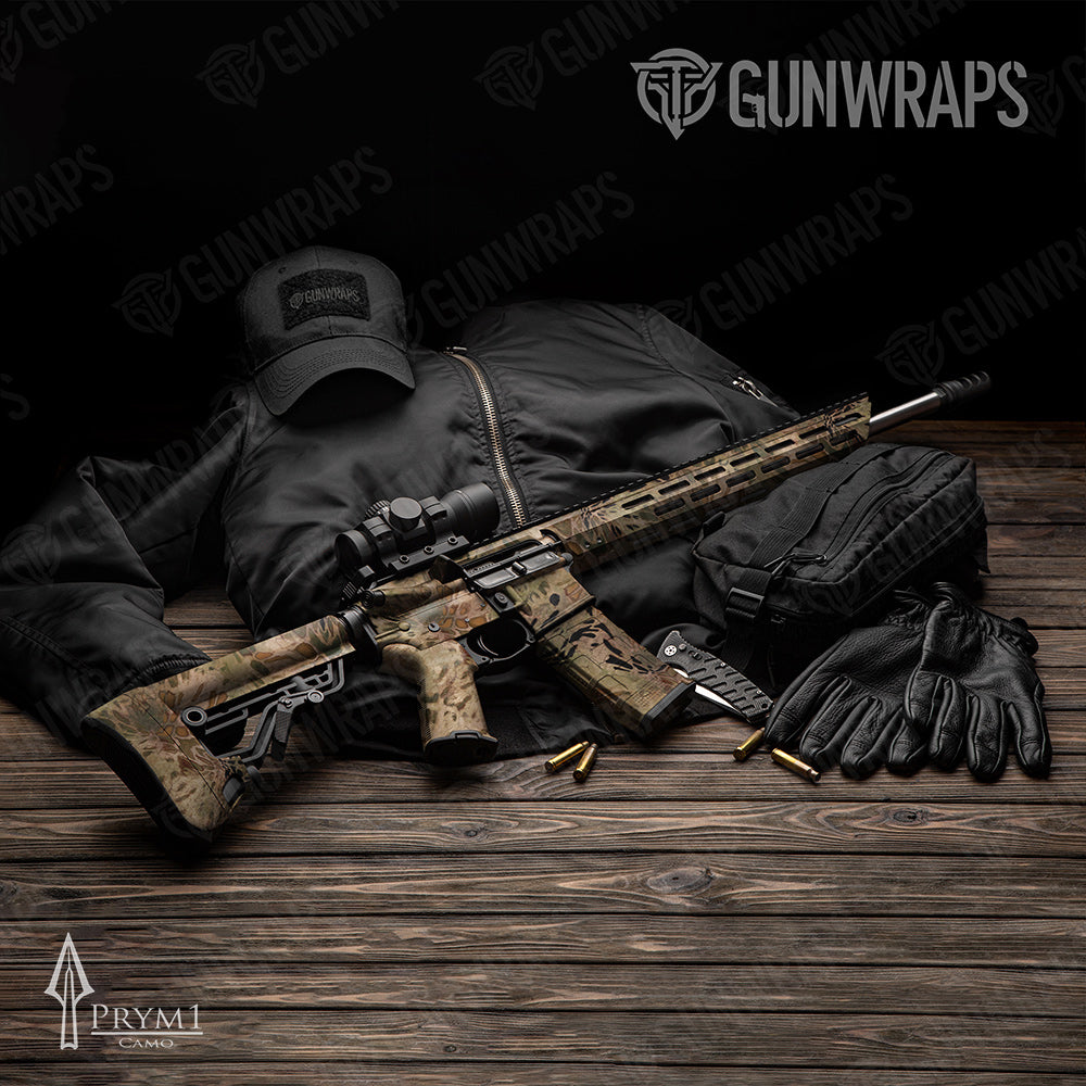 AR-15 Prym1 Camo Range Gun Skin Vinyl Wrap