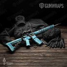 AR-15 Prym1 Camo Sea Foam Gun Skin Vinyl Wrap