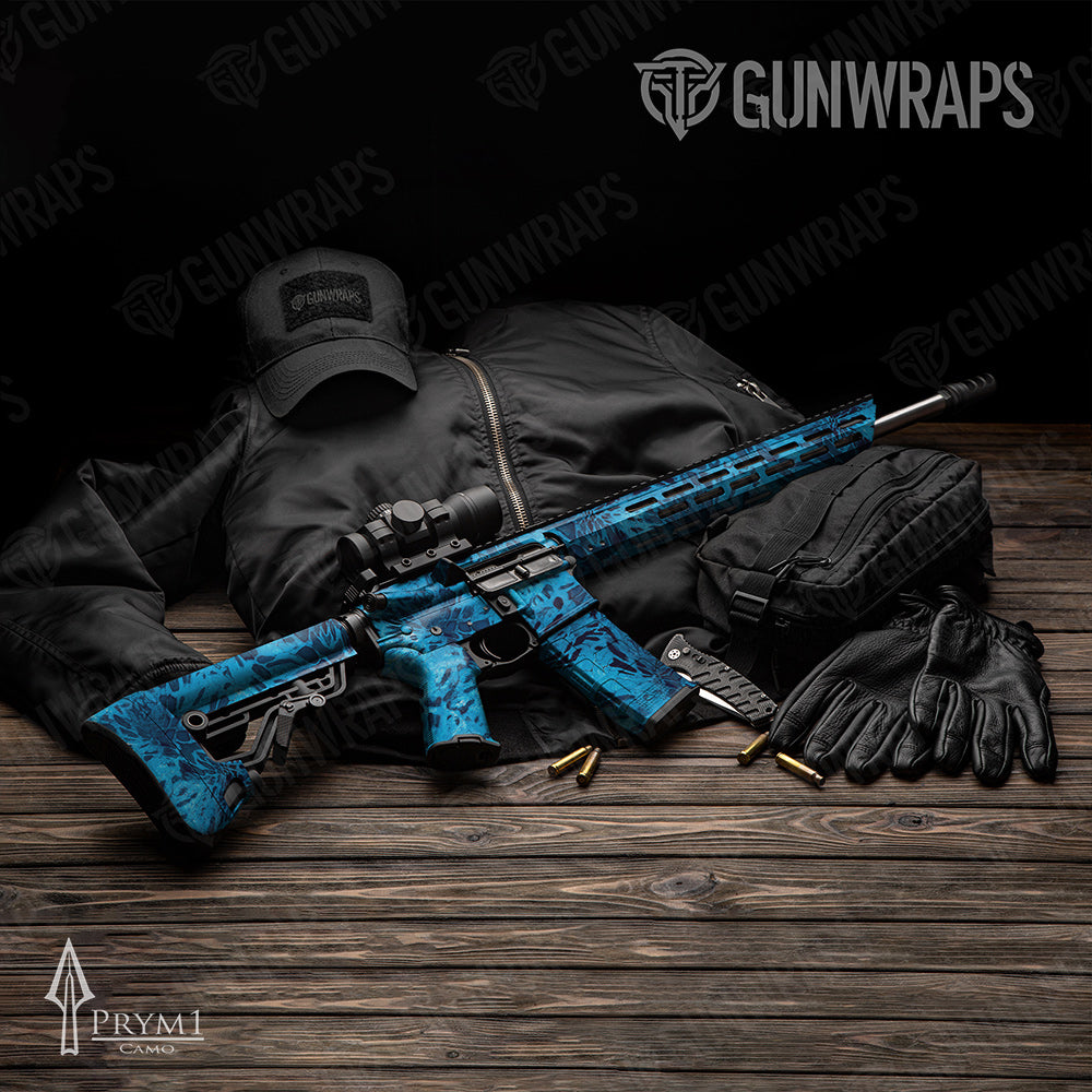 AR-15 Prym1 Camo Shore Line Gun Skin Vinyl Wrap
