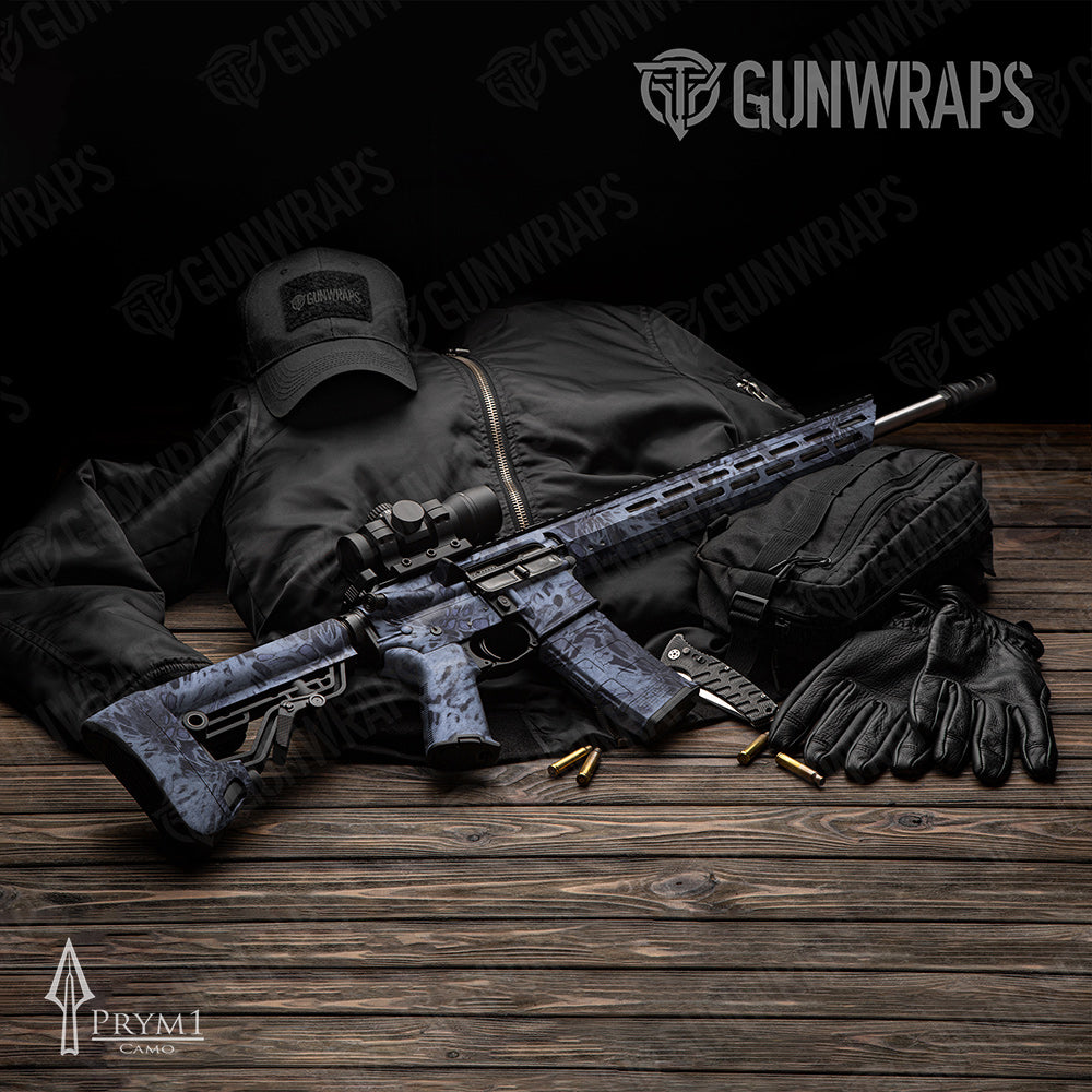 AR-15 Prym1 Camo Smoke Gun Skin Vinyl Wrap