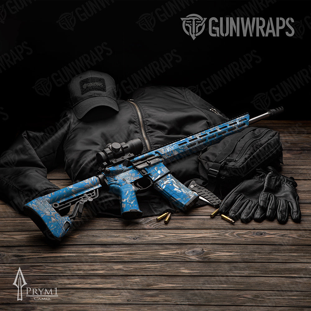 AR-15 Prym1 Camo Syrin Gun Skin Vinyl Wrap