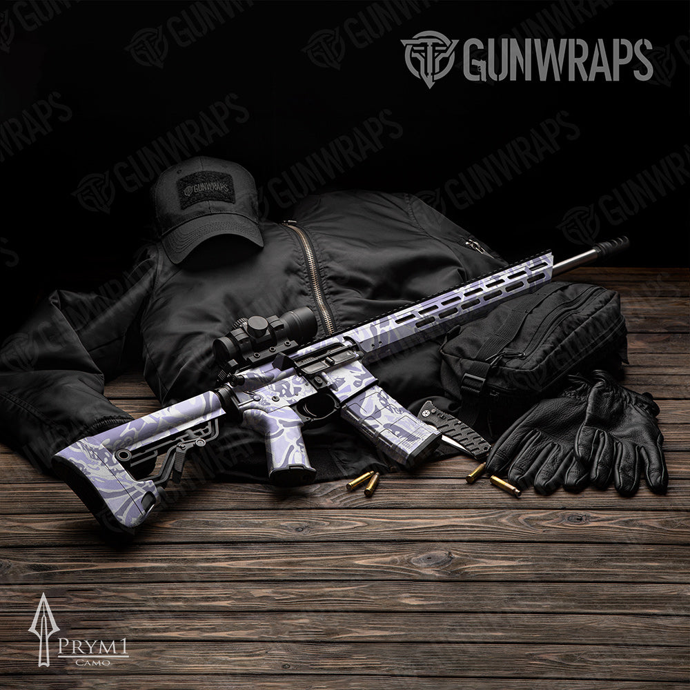 AR-15 Prym1 OS Lavendar Gun Skin Vinyl Wrap