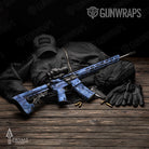 AR-15 Prym1 Stream Blue Gun Skin Vinyl Wrap