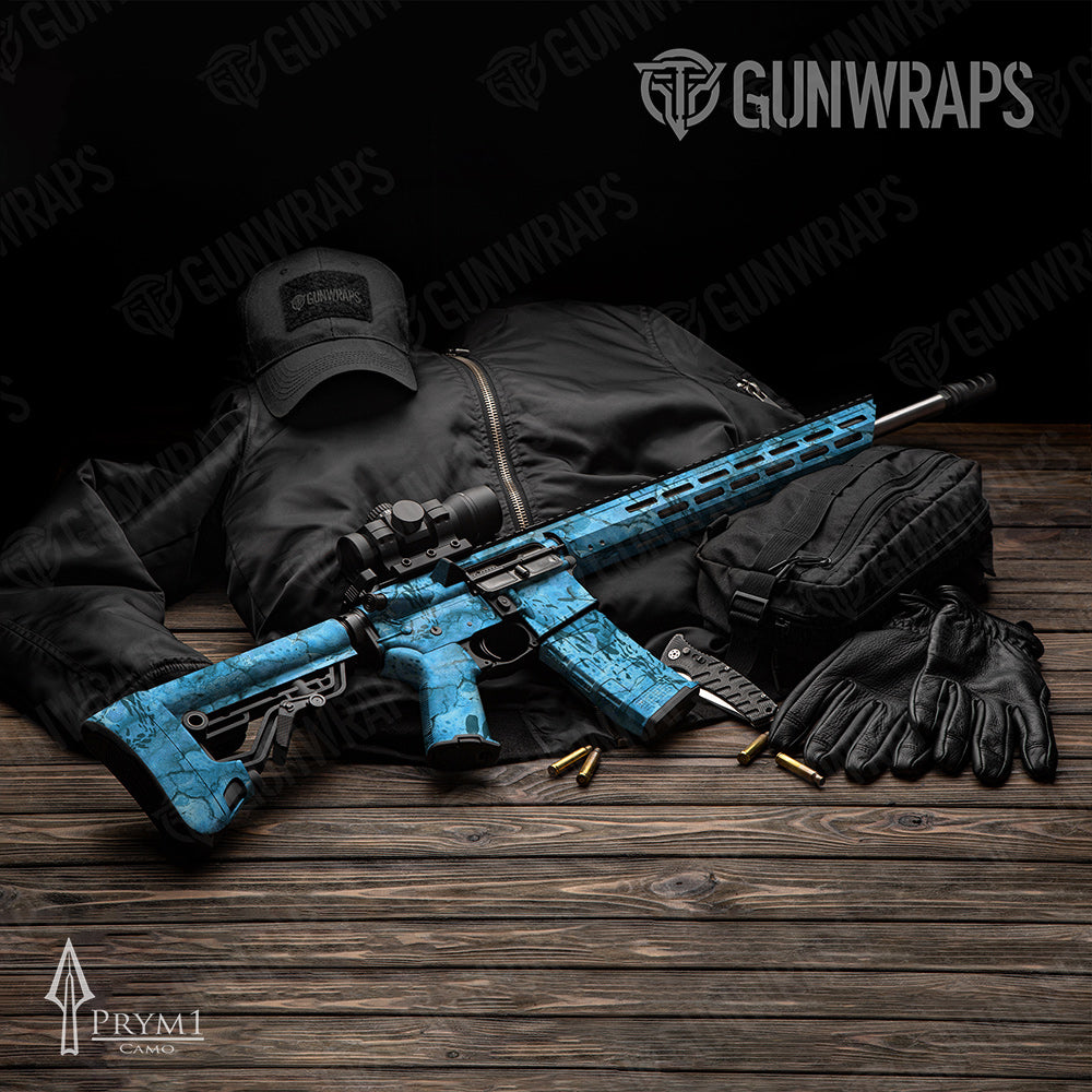 AR-15 Prym1 Stream Cayenne Gun Skin Vinyl Wrap