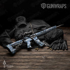 AR-15 Prym1 Stream Inverted Dark Gun Skin Vinyl Wrap