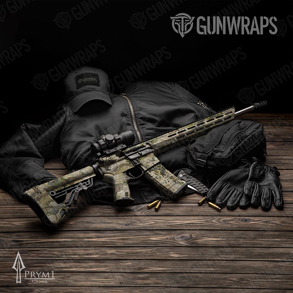 AR-15 Prym1 Stream Natural Gun Skin Vinyl Wrap