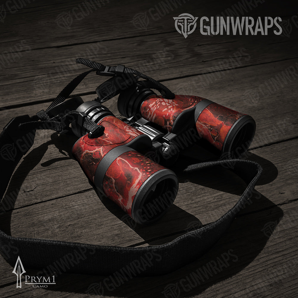 Binocular Prym1 Stream Lava Gun Skin Vinyl Wrap