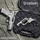 Just Hunt Deceptive Camo Whitened Gun Skin Vinyl Wrap