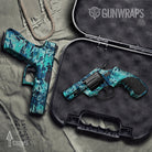 Handgun Prym1 Camo Sea Breeze Gun Skin Vinyl Wrap