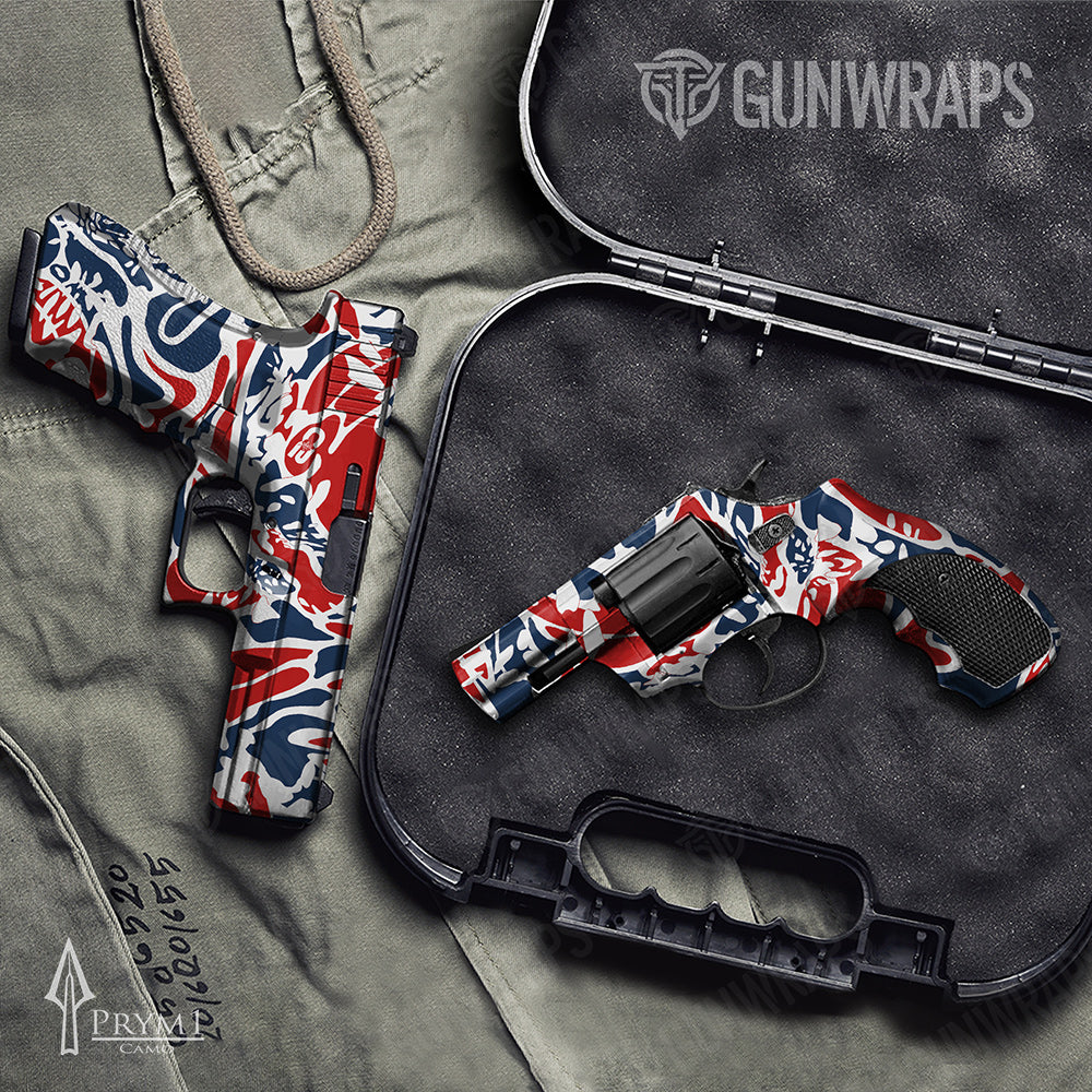 Handgun Prym1 OS Patriot Gun Skin Vinyl Wrap