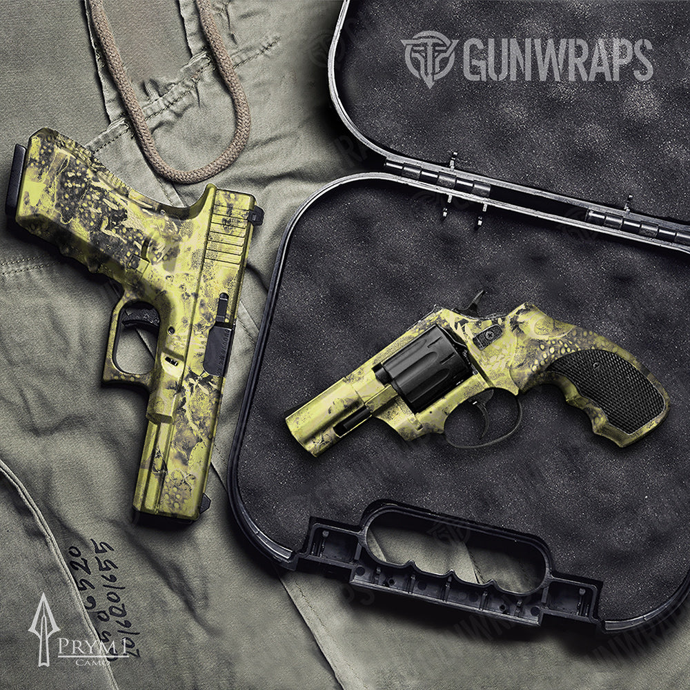 Handgun Prym1 Stream Lemon Gun Skin Vinyl Wrap