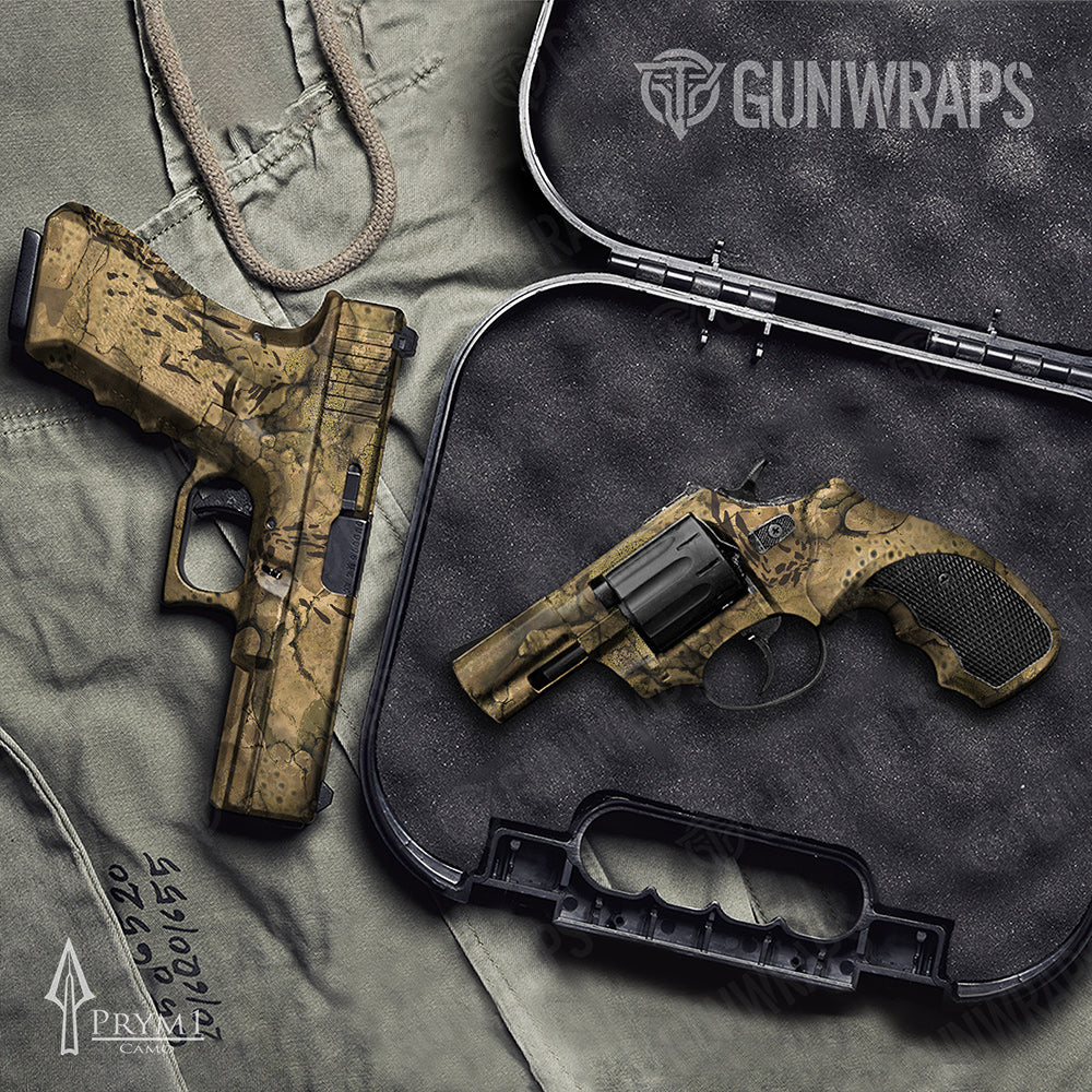 Handgun Prym1 Stream Sepia Gun Skin Vinyl Wrap