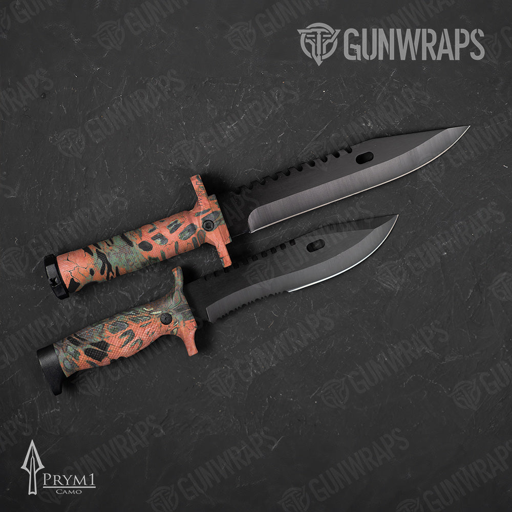 Knife Prym1 Camo Abalone Gun Skin Vinyl Wrap