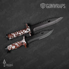 Knife Prym1 Camo Fire and Ice Gun Skin Vinyl Wrap