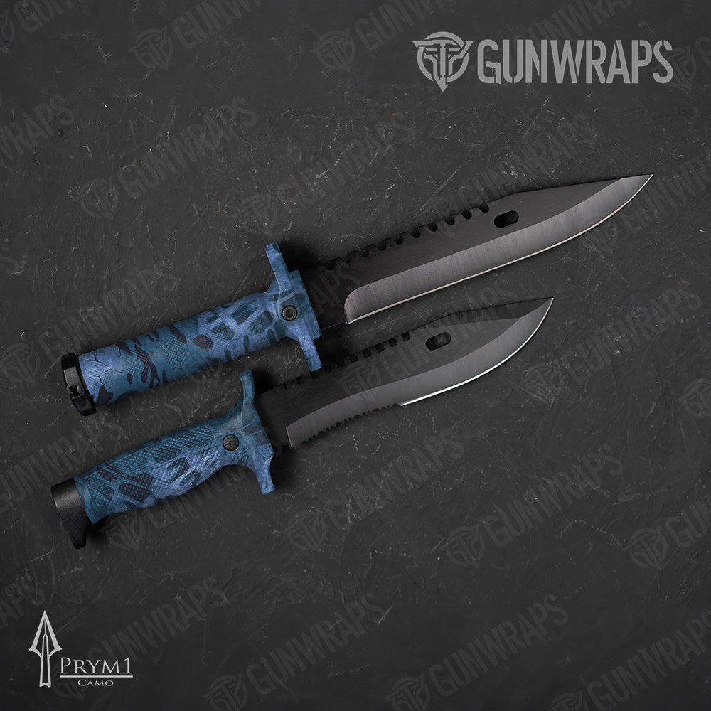 Knife Prym1 Camo Ice Gun Skin Vinyl Wrap