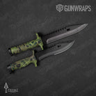 Knife Prym1 Camo Jungle Gun Skin Vinyl Wrap