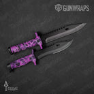 Knife Prym1 Camo Pink Blast Gun Skin Vinyl Wrap