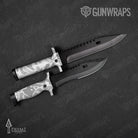 Knife Prym1 OS Light Gray Gun Skin Vinyl Wrap
