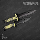 Knife Prym1 Stream Lemon Gun Skin Vinyl Wrap